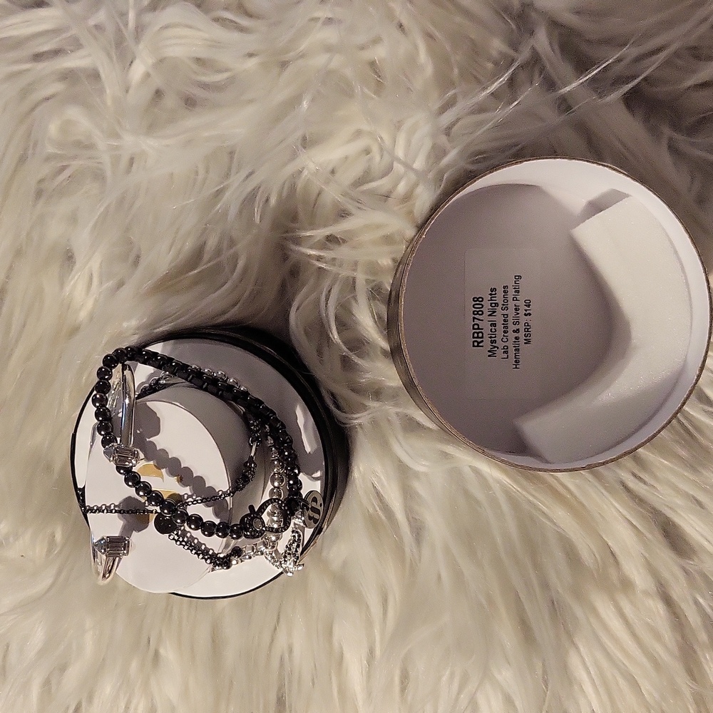 🖤🤍 GORGEOUS Bomb Party Stacks Collection 2024 🩶🖤 "Mystical Nights" Bracelets - Picture 7 of 7